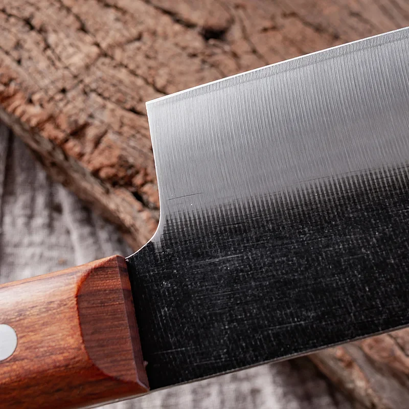 Ручные кованые кухонные ножи столовые приборы нож мясника для нарезки мяса