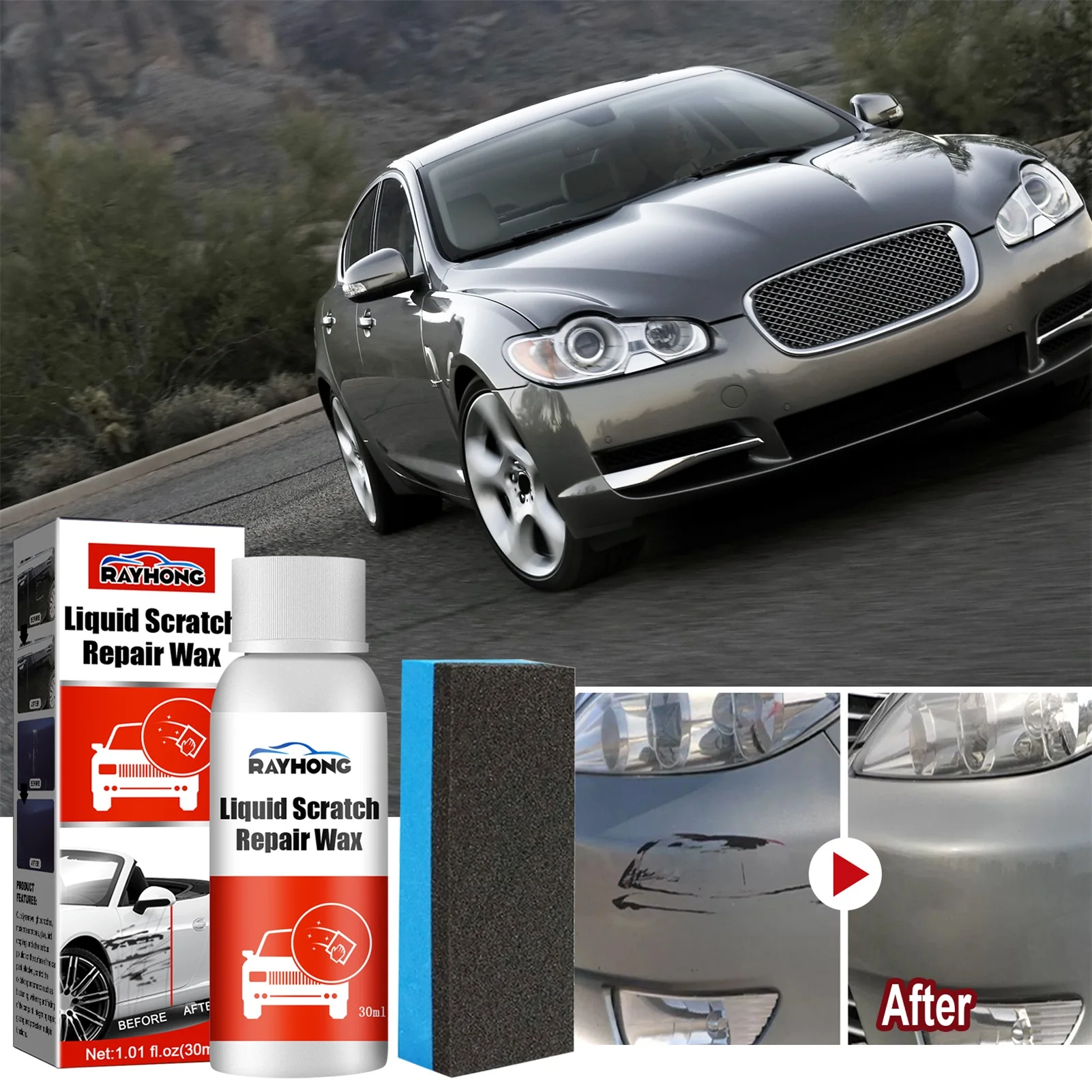 

30ml Car Polish Paint Scratch Repair Agent Polishing Wax Paint Scratch Repair Remover Paint Care Maintenance Auto Detailing