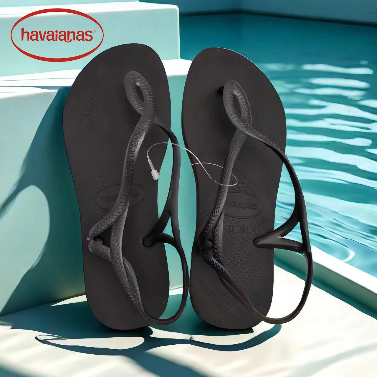 Женские сандалии Havaianas тапочки летняя женская одежда с зажимом пляжная обувь