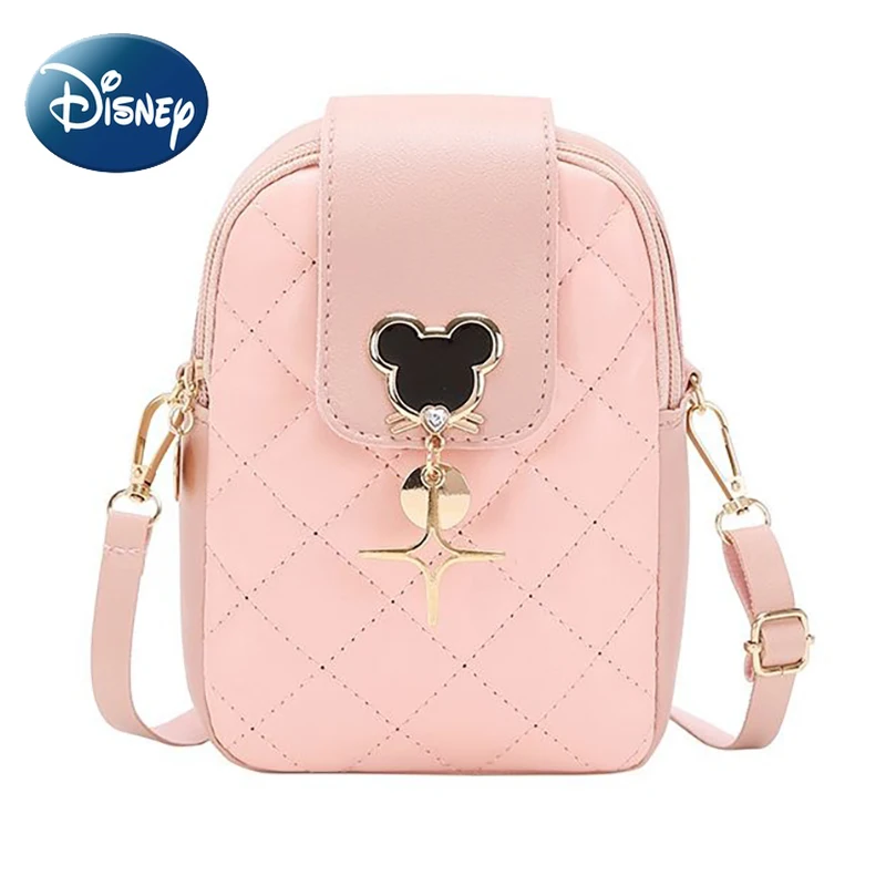 

Disney Mickey Mouse Shoulder Bag for Women Girls Cute Phone Crossbody Bag Mini Purses Side Bag Luxury Designer Free Shipping