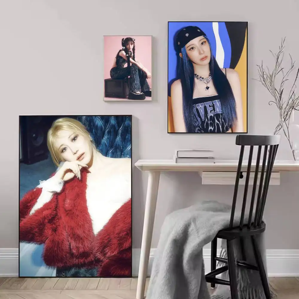 Фото Постер L-Lee Chaeyeon Till I Die, HD качество, настенный декор, ретро-постеры для дома, декор стен комнаты, самоклеящиеся №3