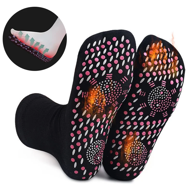 6Pair Self-heating Magnetic Sock Women Comfortable Winter Warm Sock Men Magnetic Therapy Massage Outdoor Sport Skiing Hiking Sox