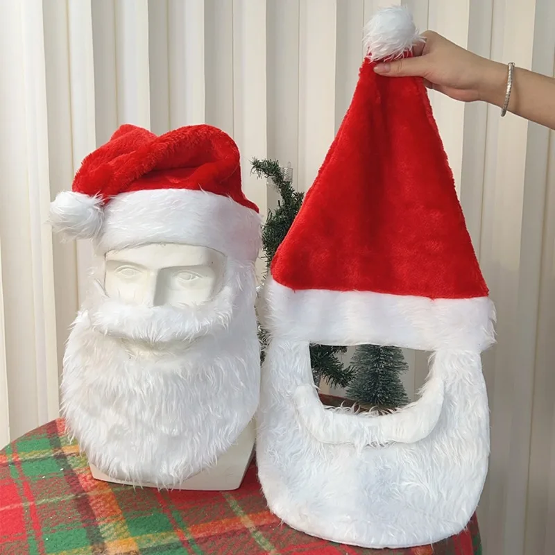 Шапка с изображением Санта-Клауса цвет в ассортименте |