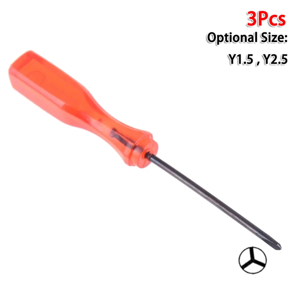 

3Pcs Y-Tip Tri-Wing Triwing Screwdriver Screw Driver Tri-point Repair Opening Tool For Wii GBA DS Lite NDSL Precision Repair Too
