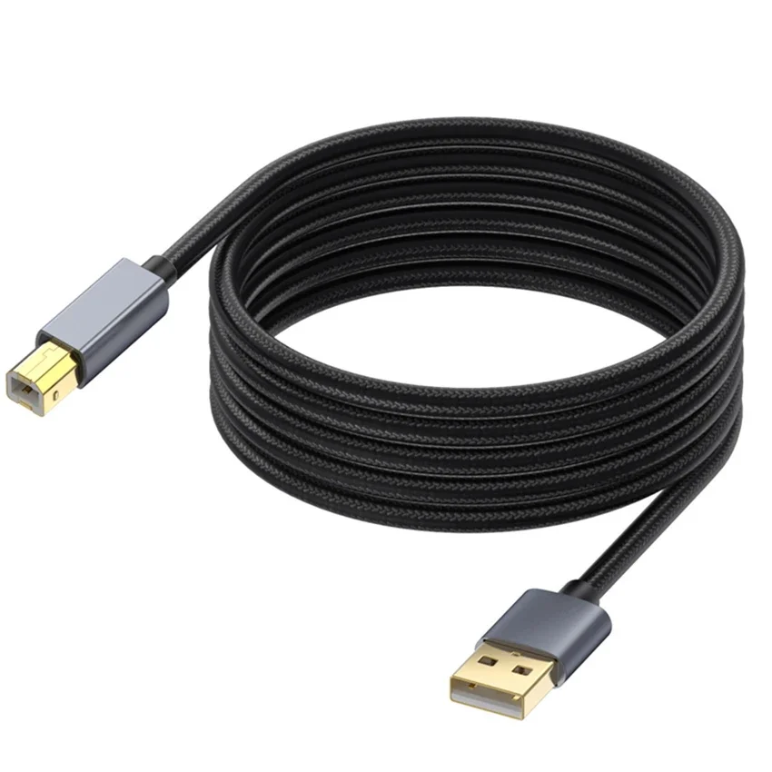 10M 5M 3M USB-кабель для принтера USB-кабель типа B «папа-папа» USB2.0 для Canon Epson HP ZJiang Label Printer USB 2.0 Кабель для принтера (art.: 3920ceefc816f) - 3920ceefc816f
