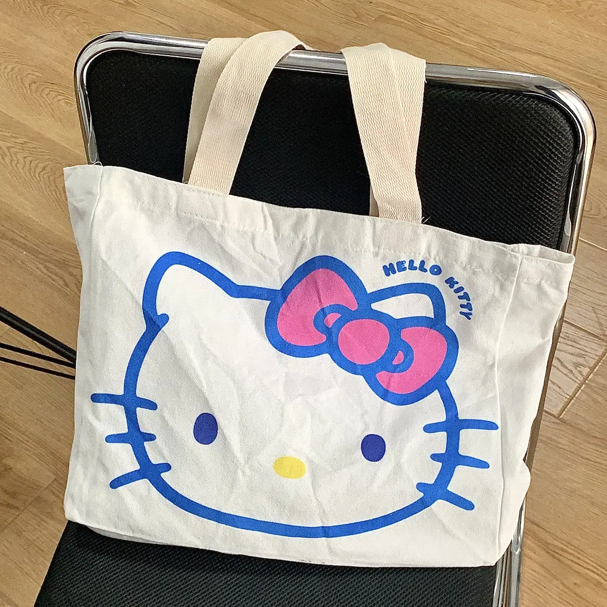 

bags for women purses and handbags Hello Kitty Bag Oversized Canvas Shoulder Bag Large Capacity Cute Wild ladies hand bags