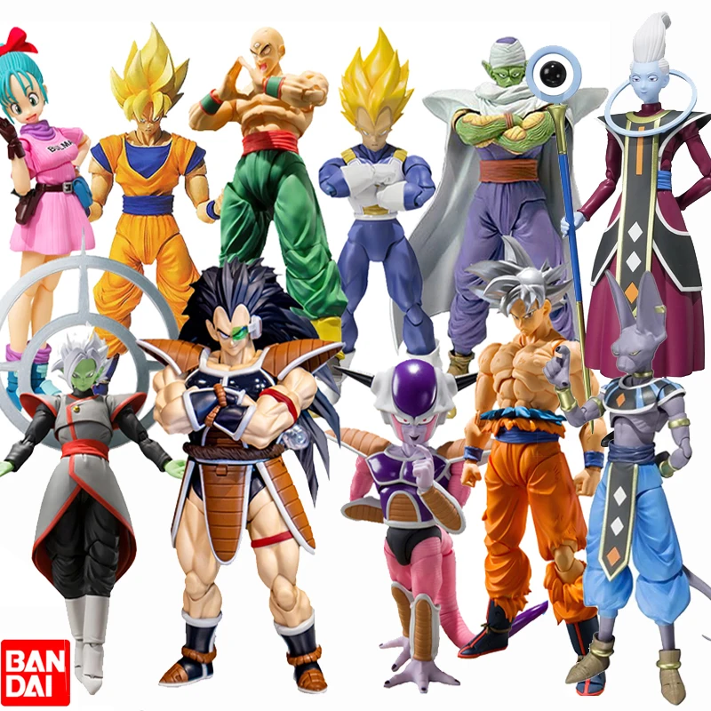 

Фигурки героев аниме Bandai Dragon Ball Shf Мастер Роши Гохан Гоку Вегета Iv Фриза Тянь шиньхан пикше бирус из аниме Broli, игрушки