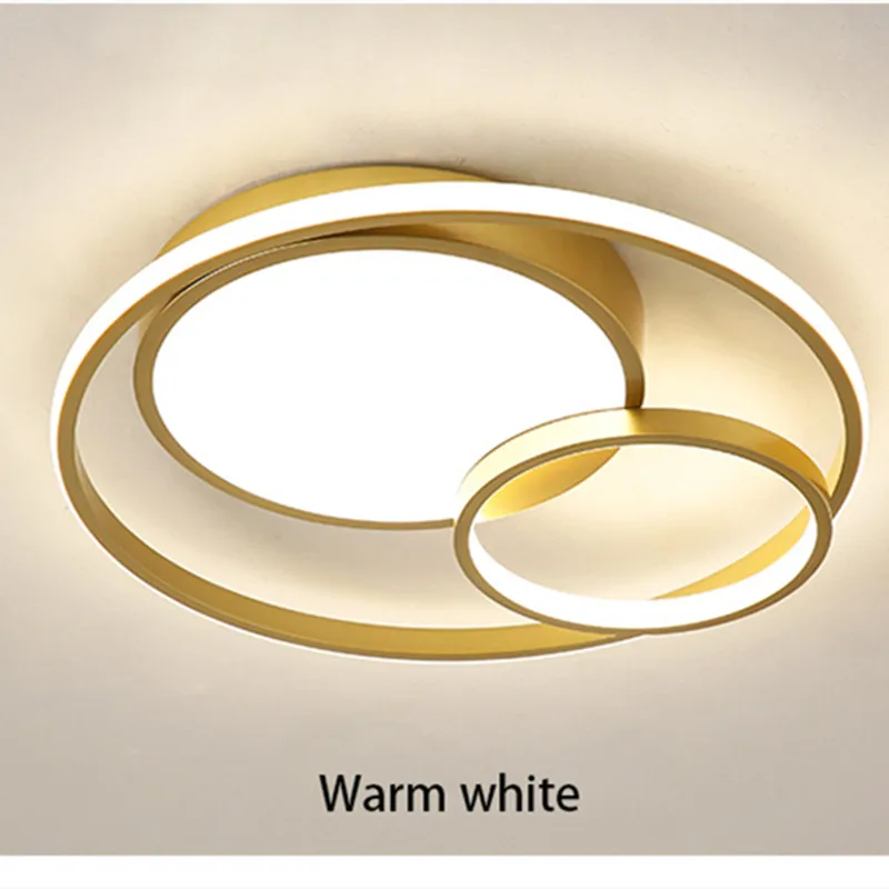 High Bright Led Ceiling Light for Bedroom Gold Modern Ultra-thin Ceiling Lamp Fixture Round for Balcony Living room 220v