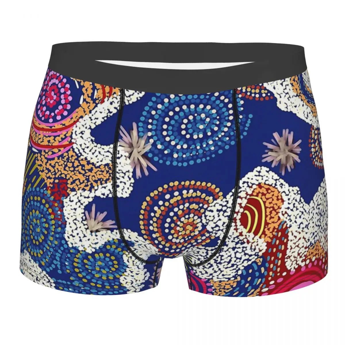 

Colorful Dot Australian Aboriginal Art Underpants Cotton Panties Man Underwear Sexy Shorts Boxer Briefs