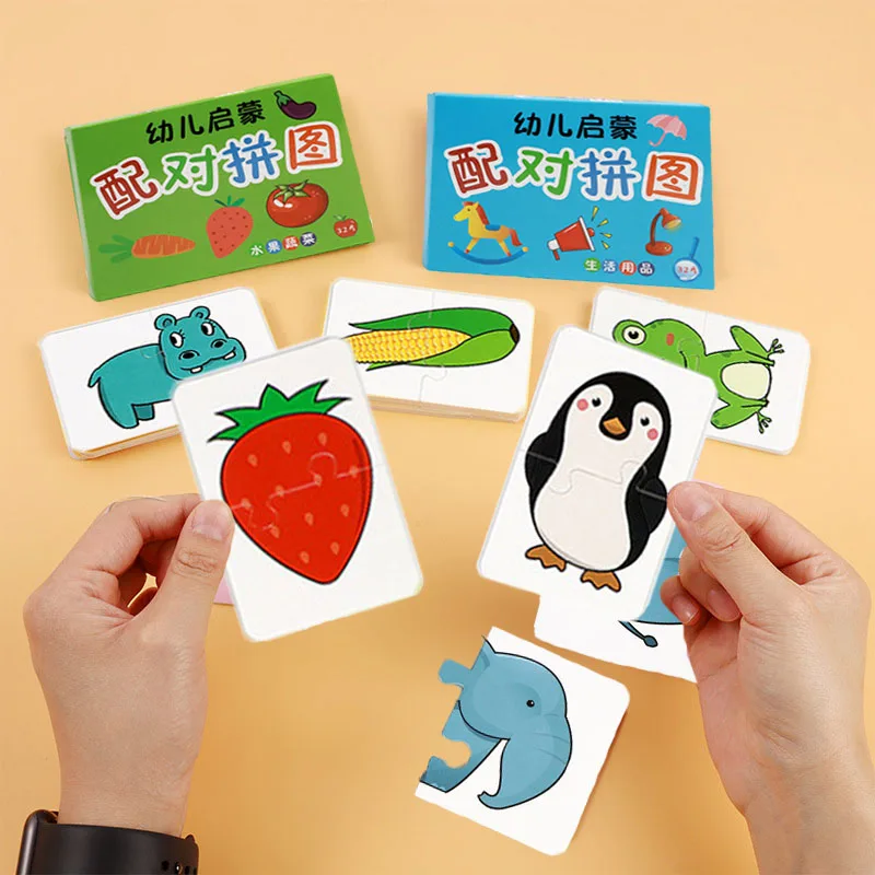 

Jigsaw Puzzles for Kids Children's Matching Puzzle Kids Toddlers Toy Themed Puzzle Sets Preschool Educational Learning Toys Set