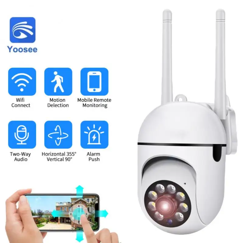 

Yoosee 2MP PTZ Wifi Wireless IP Surveillance Camera 1080P Outdoor 4X Digital Zoom Security CCTV Camera AI Detect Auto Tracking