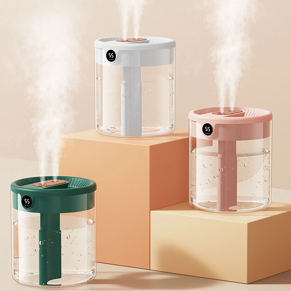 

2L Water Diffuser Mute 5V/1A Essential Oil Aroma Diffuser USB Charging Night Light High-Capacity Relieve Fatigue for Home Office