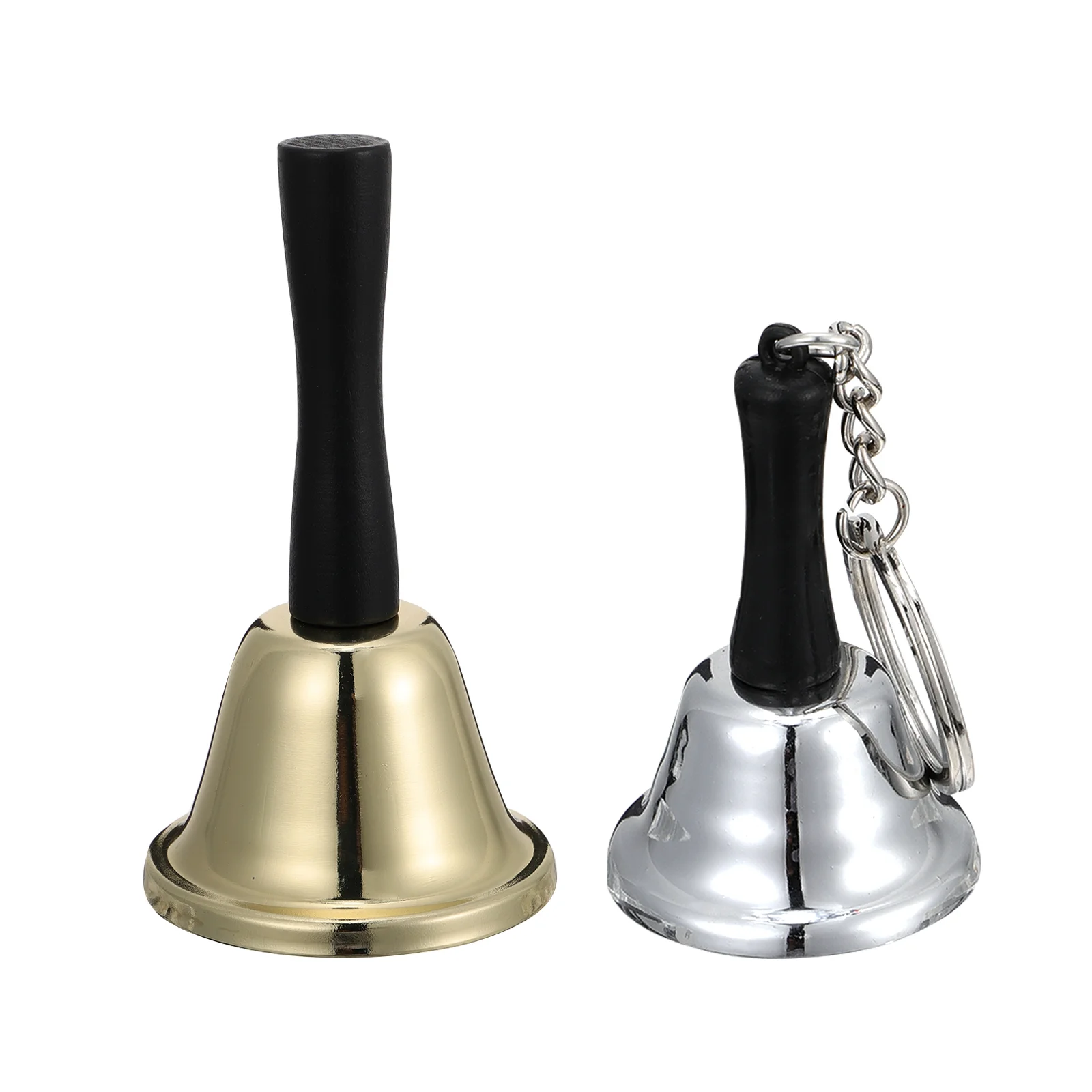 

2pcs Kids Early Educational Toys Children Shaker Toys Hand Bell Key Chains Delicate Hand Bell