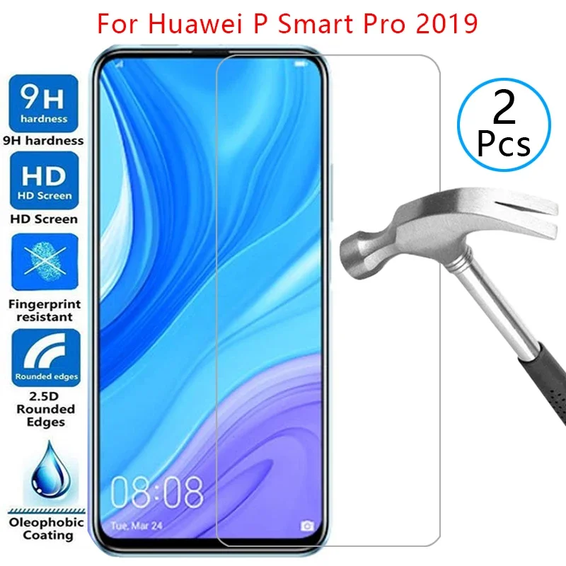 Защитный экран из закаленного стекла для huawei p smart pro 2019 чехол psmart smar smat защитный