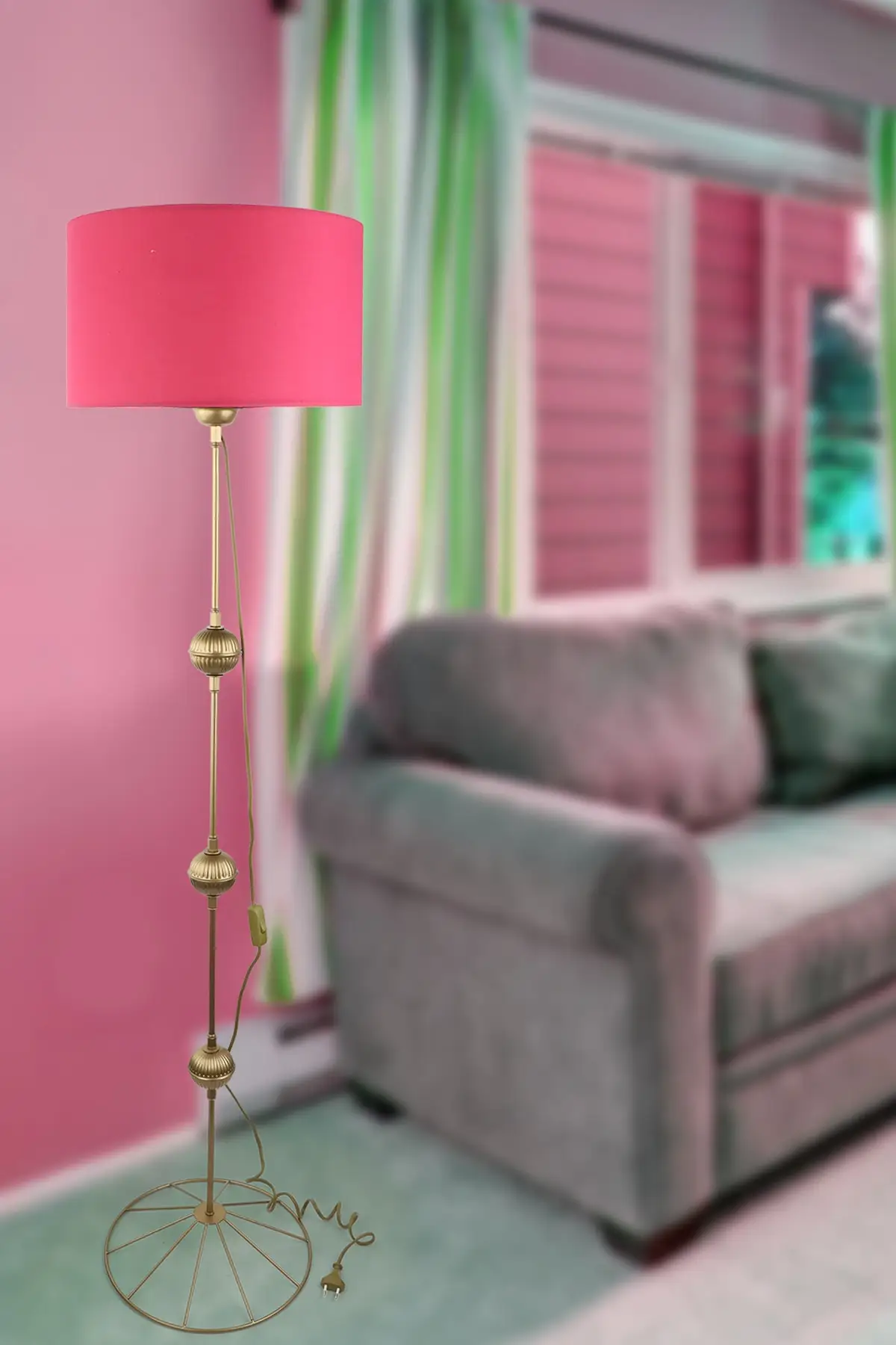 

Palermo Floor Lamp Tumbled No:05