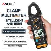 aneng pn100 clamp meter 1ma accuracy mini digital acdc current clamp multimeter resistance frequency tester meter