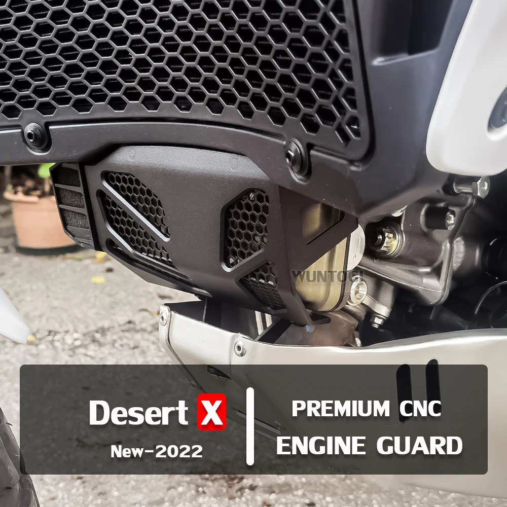 

For DESERT X Parts Motorcycle Engine Guard Chassis Protection Cover Desert X 2022 Engine Protection CNC Engine Fairing