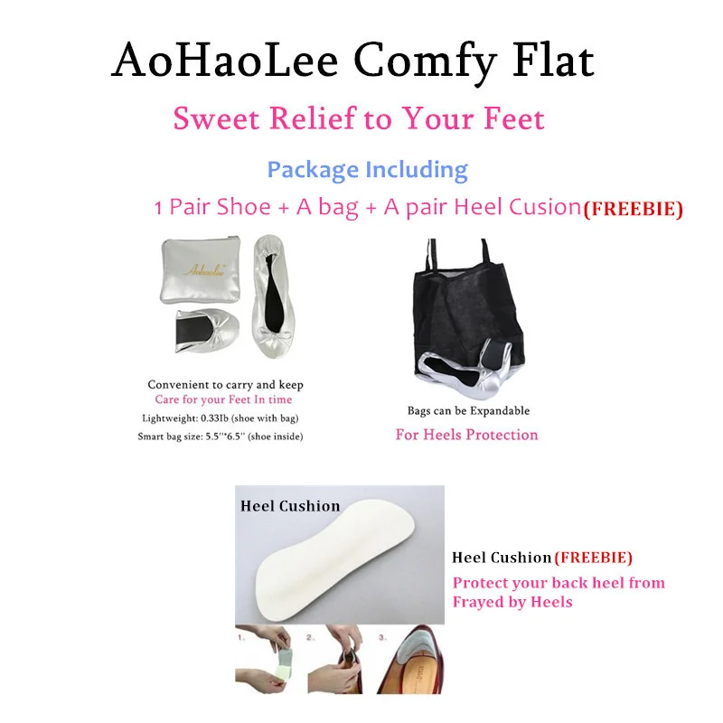 Aohaolee Brides MUST HAVE Wedding Comfy Foldable Ballet Flat Shoes Flip Flop Slipper Gifts For Bridesmaids To Be Party Supplies 6