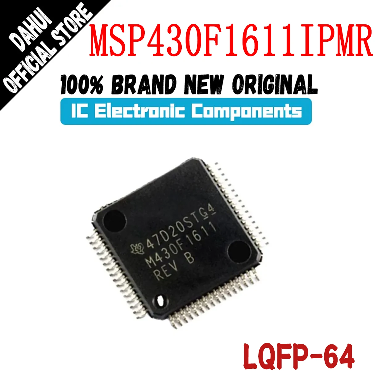 

MSP430F1611IPMR MSP430F1611 M430F1611 MSP430F MSP430 MSP IC MCU Chip LQFP-64 in Stock 100% New Originl