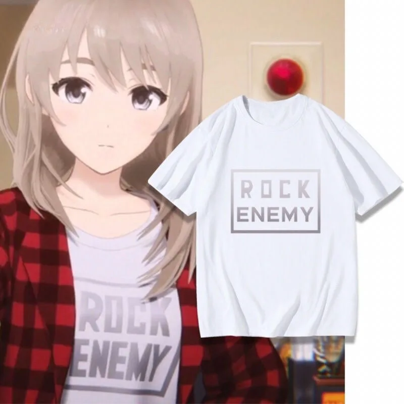 Фото Футболка для девочек Band Cry Anime Nina Iseri SUBARU AWA, костюм Kawaragi Momoka, женская футболка, футболки №1