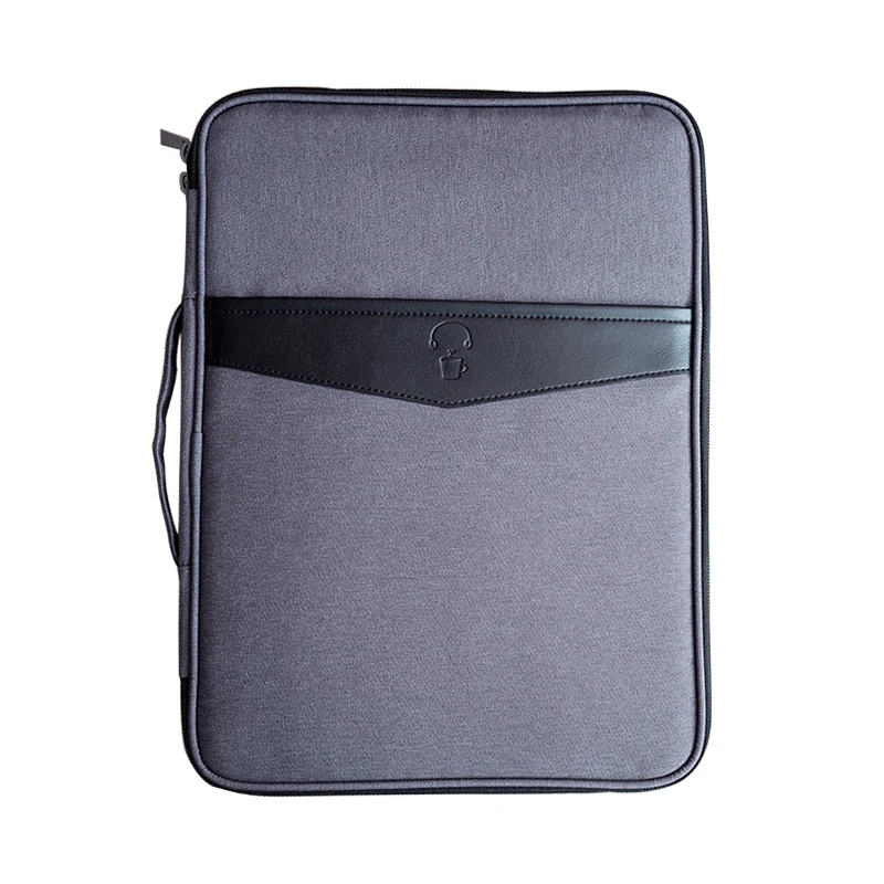 Portable Multi-functional Men's A4 Document Bags Waterproof Briefcases Laptop Notebook Pouch Travel Passport Holder Accessories