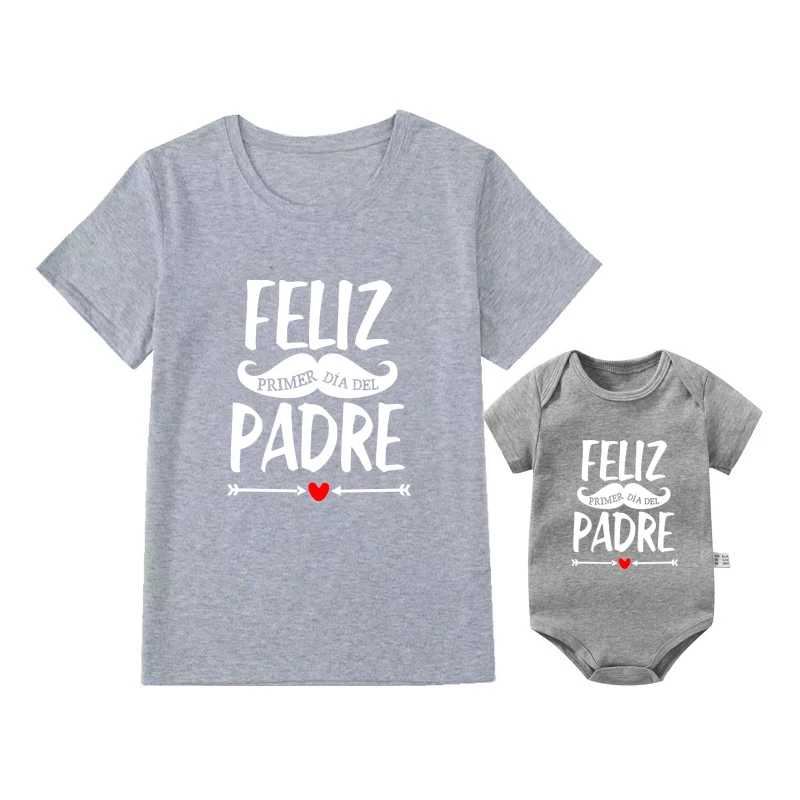 Костюм для семьи на день первого отца хлопковый комбинезон папы и меня дочери