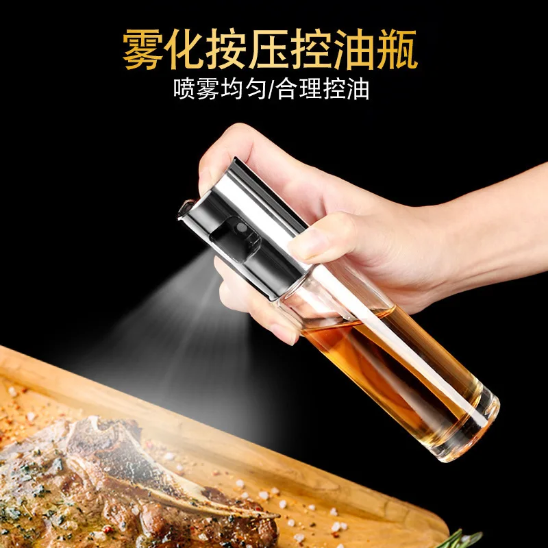 

Kitchen Stainless Steel Olive Oil Sprayer Bottle Pump Oil Pot Leak-proof Grill BBQ Sprayer Oil Dispenser BBQ Cookware Tools