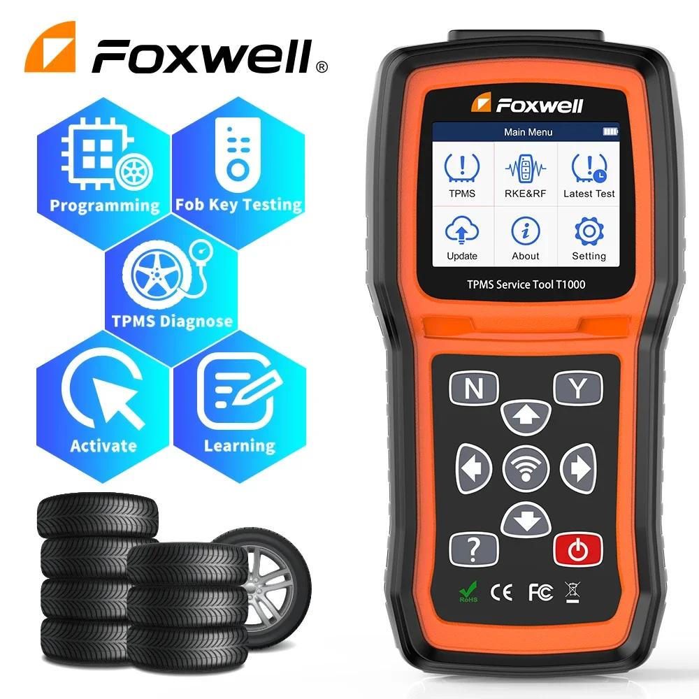 Инструменты для контроля давления в шинах Foxwell T1000