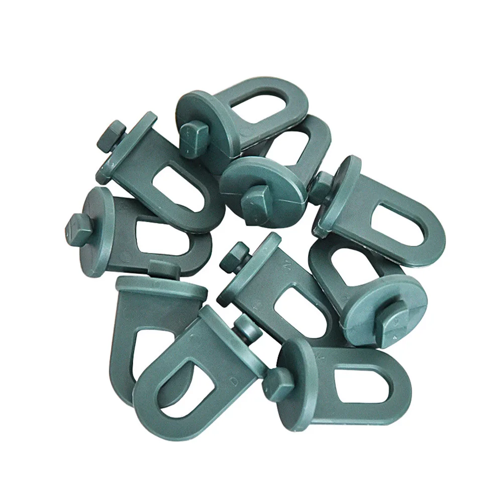 

Greenhouse Hanging Hooks Fastener Tied Buckle Hook Plant Vegetable Grafting Clip Greenhouse Clamp Stand Vine Clips 10pcs
