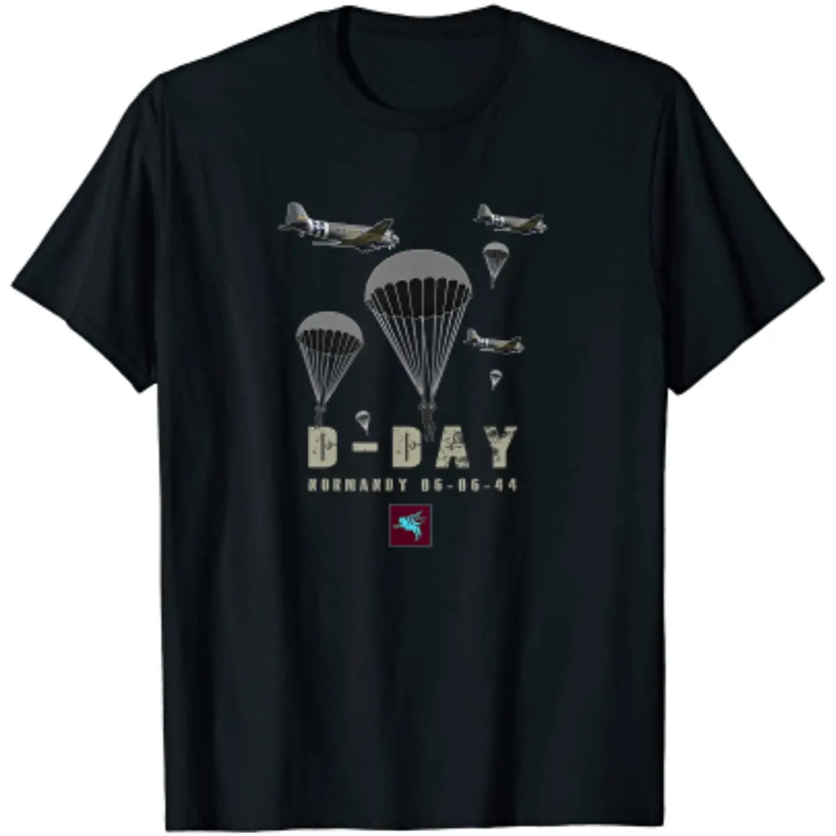 UK Paratroopers D-Day WWII Normandy 6nd Airborne Men T-Shirt Short Sleeve Casual 100% Cotton O-Neck Summer Shirts