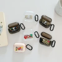 cute cartoon snoopy dog airpods 3 case apple airpods 1 2 airpods pro case iphone earphone accessories anti drop cover