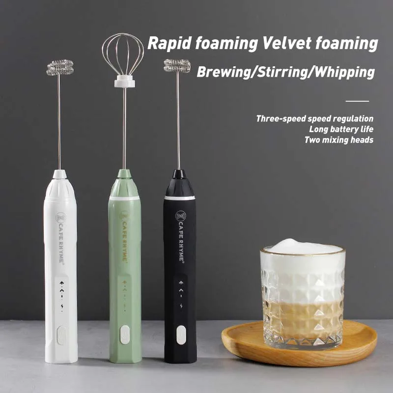 

Milk Frother 3 Speed Electric Handheld Blender Coffee Foam Maker Egg Beater Kitchen Whisk Tool