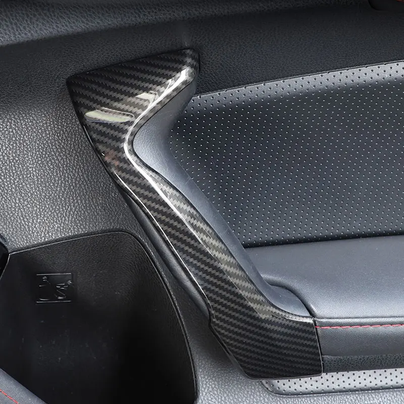 

Автомобильные аксессуары с узором из углеродного волокна, дверная панель, ручка захвата, крышка для Toyota 86 Subaru BRZ 2012 - 2018 2019 2020