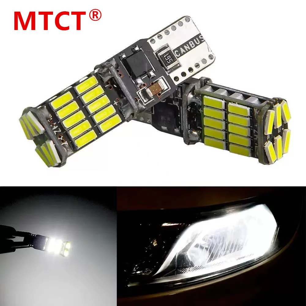 

100 Шт. T10 W5W 194 Светодиодный Canbus 4014/26SMD 12 В Для Салона Автомобиля, Сигнальная Лампа Для Чтения, Универсальная