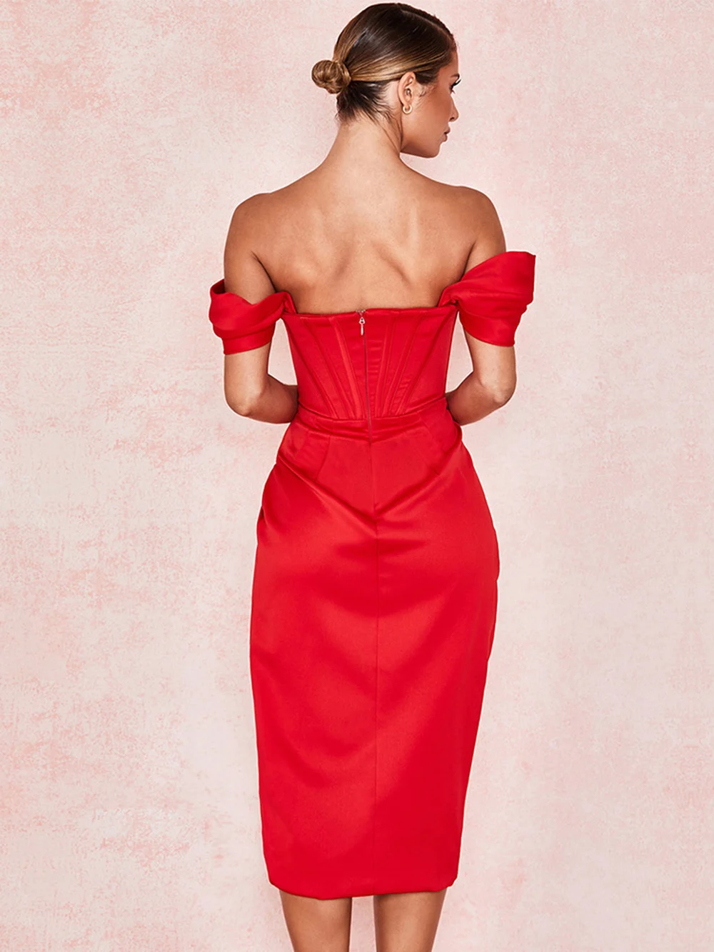 Green Party Dress Strapless Short Night Dress 2022 Bow Women Dress Tea Length Prom Dress Wedding Party Dress Cocktail Dress