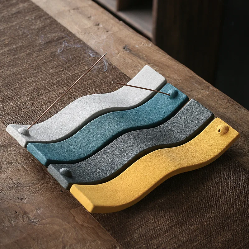 

Creative Ceramic Macaron Color Scrub Line Incense Insert New Aroma Diffuser Furnace Nordic Ceramic Aroma Diffuser Ornament