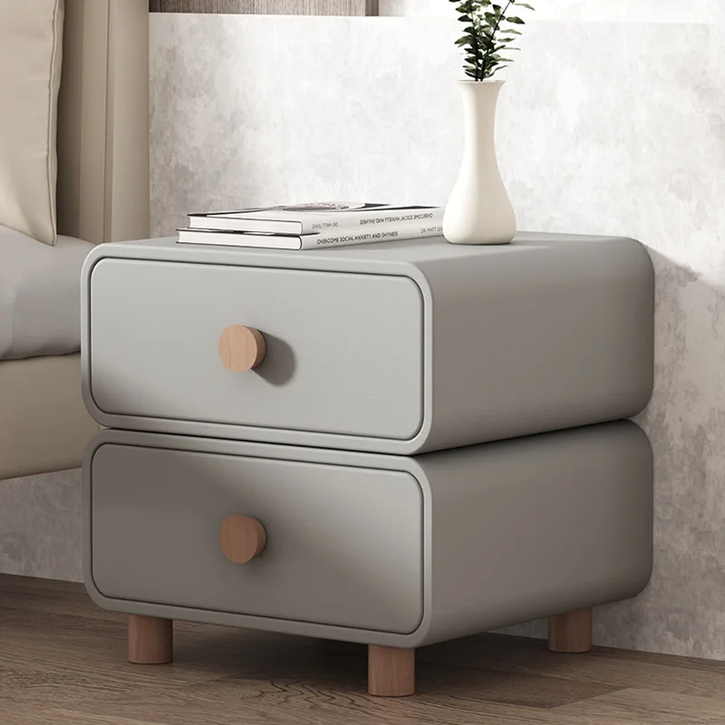 

Storage Nordic Nightstand Modern Minimalistblack Wood Nightstand Drawer European Mesita De Noche Dormitorio Home Furniture