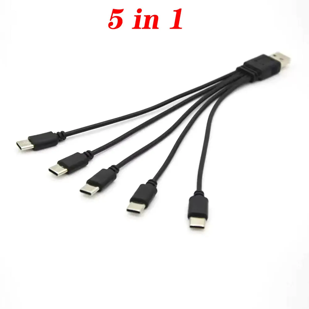 

LAJQTAO многофункциональный USB-кабель разветвитель 1 до 5