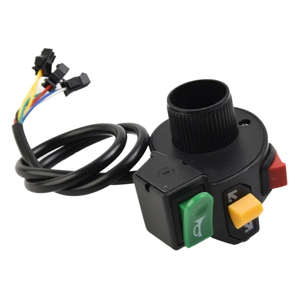 

3in1 Aluminum Alloy Motorcycle Handlebar Headlight Switch Three-position Waterproof Switch 12V Fog Spotlight Retro Switch