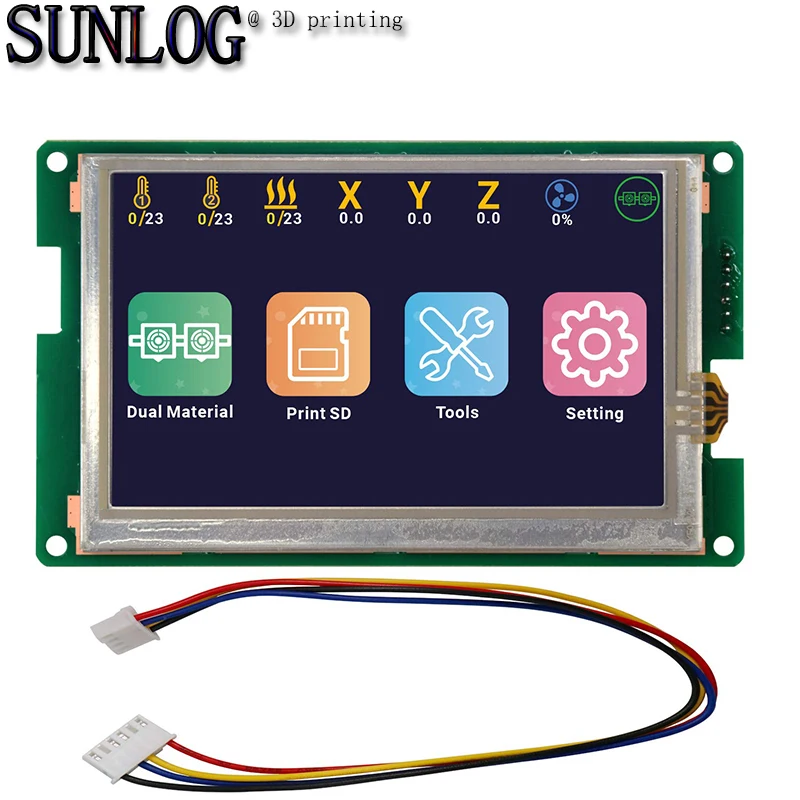 

3D Printer V2.3 Mainboard Color Screen Break Detection E1E2 Mainboard CompatibleTL-D3 Pro Hands 2 TL-D5 TL-D6
