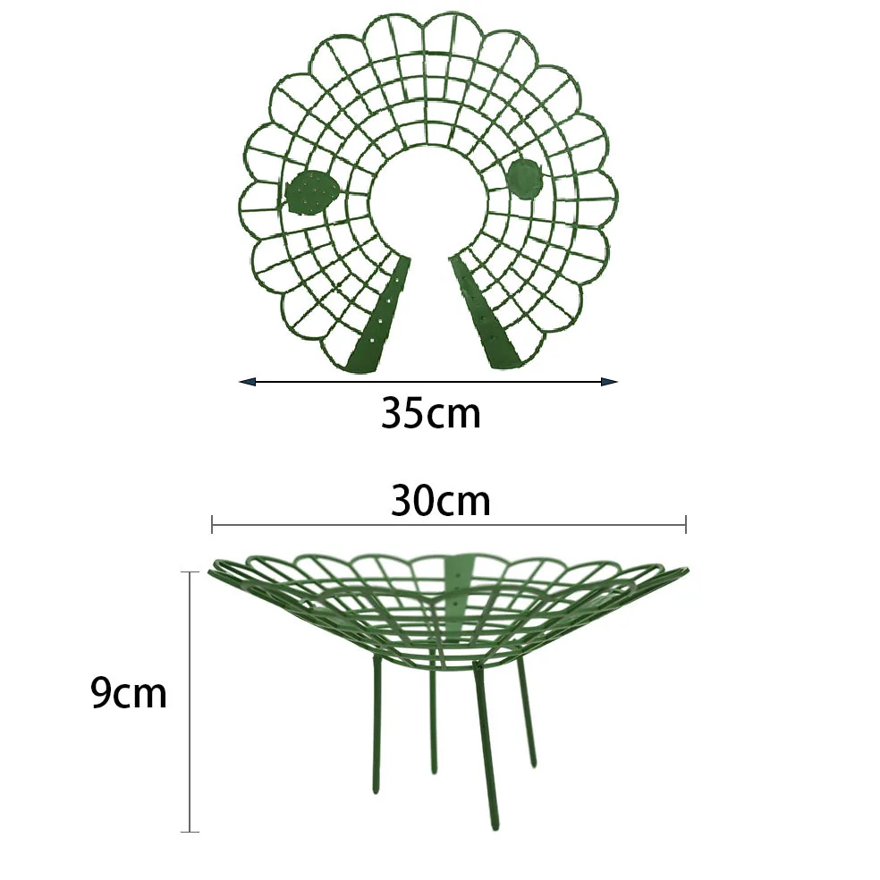 5101520pcs strawberry stand frame holder green climbing trellis home garden vine pillar lightweight plant fruit support free global shipping