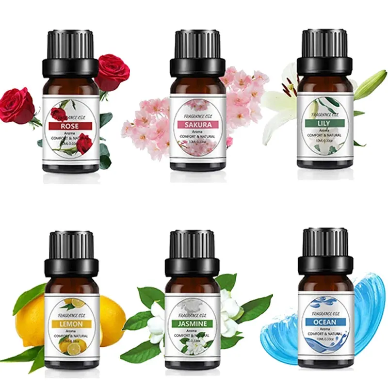 

Aromatherapy 10ml Essential Oils For Humidifier Aromatic oil Fragrance oil Water-soluble Vanilla Hilton Rose Lavender Perfume