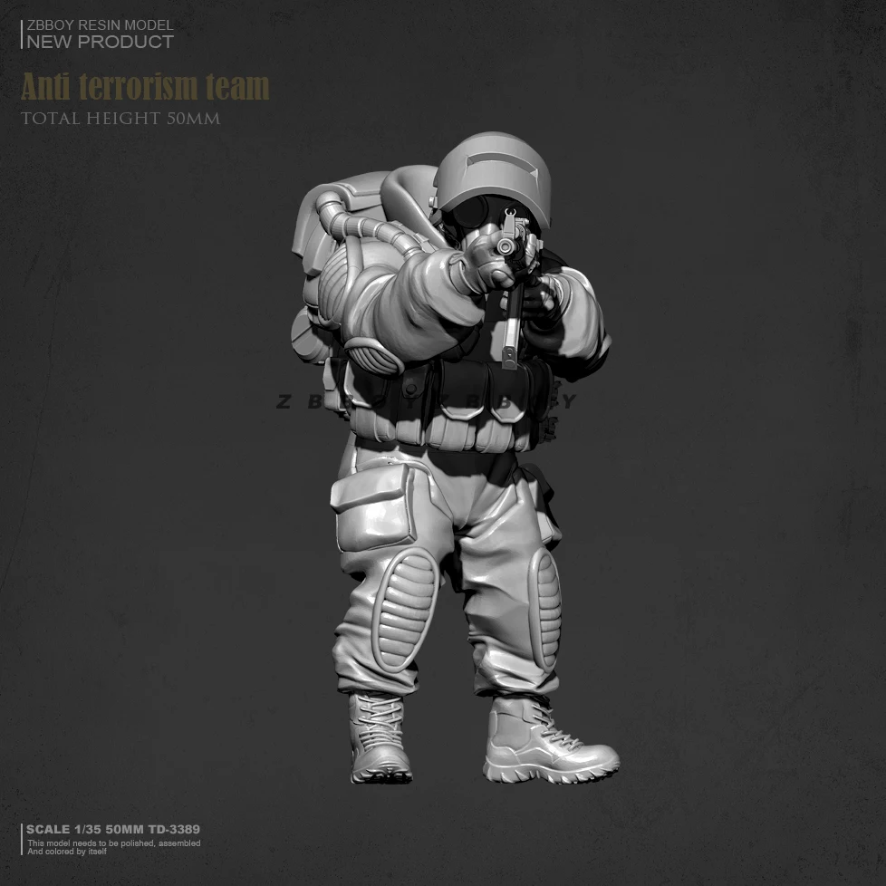 

Наборы моделей из смолы 50 мм, бесцветные и самособранные фигурки (полимерный солдат)