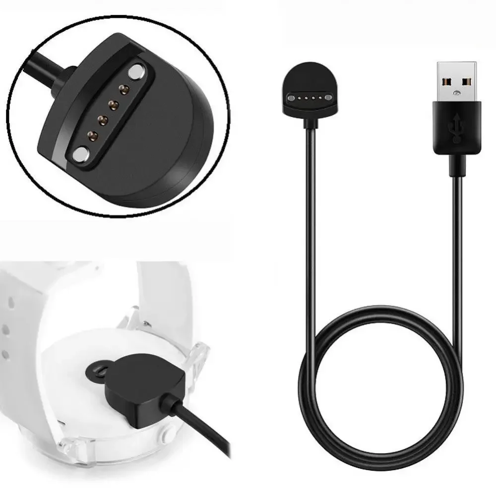 Фото USB-кабель для зарядки смарт-часов Ticwatch E/S, сменный зарядный кабель для часов, док-станция, кабель для передачи данных №4