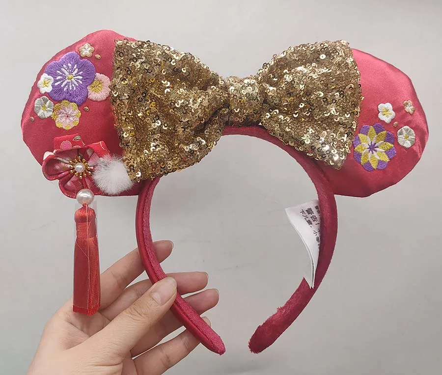 

2022 Disney Parks Ears Collection Chinese Lunar New Year Minnie Mouse Headband