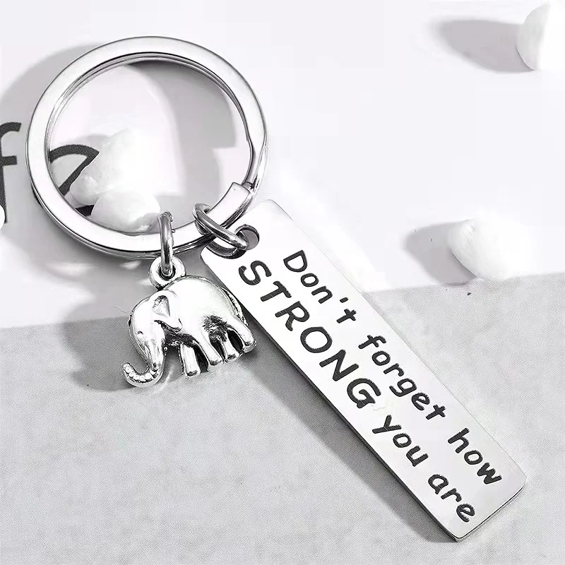 Брелок из нержавеющей стали с надписью квадратная подвеска не образует