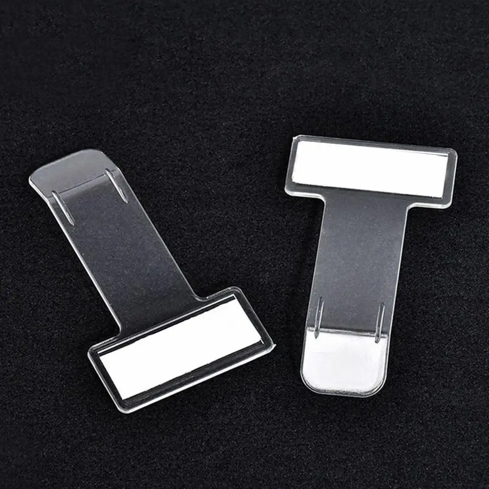 

5Pcs Bill Holders Strong Stickiness Storage Invoice Receipt Paper Bill Plastic Clips Train Ticket Clamps for Vehicle