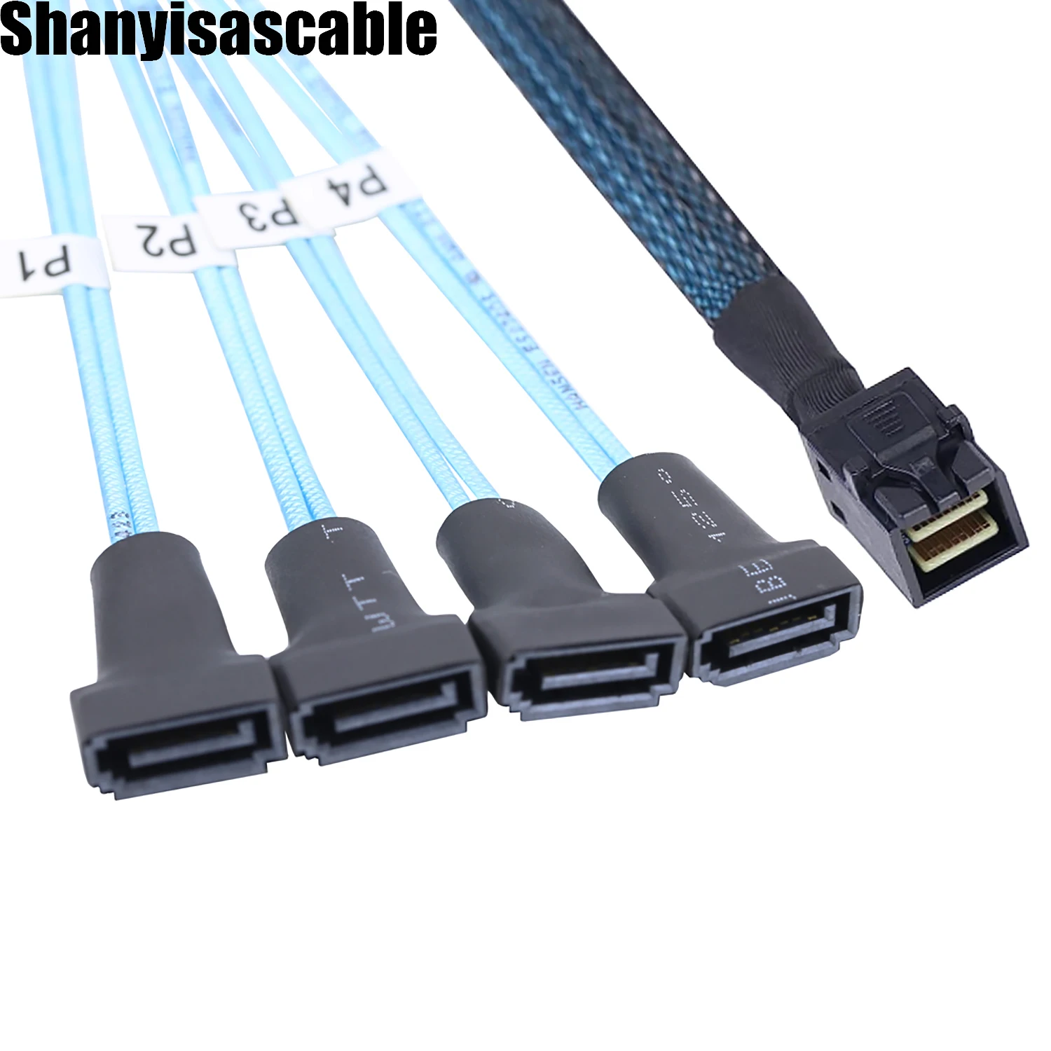 1 0 м внутренний Mini SAS HD SFF-8643 cord 36P male к 4 SATA 7P Кабель сервера