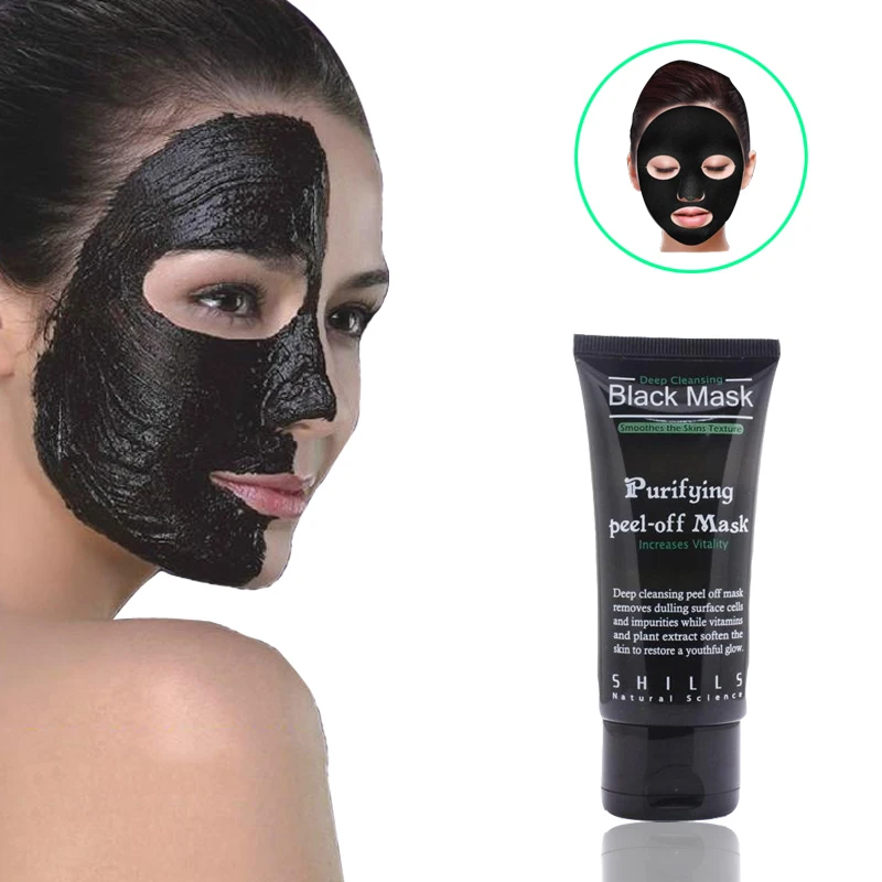 

1pcs Skin Care Blackhead Removal Bamboo Charcoal ore Oil Control Acne Face Whitehead Pore Cleaner Mask 20g