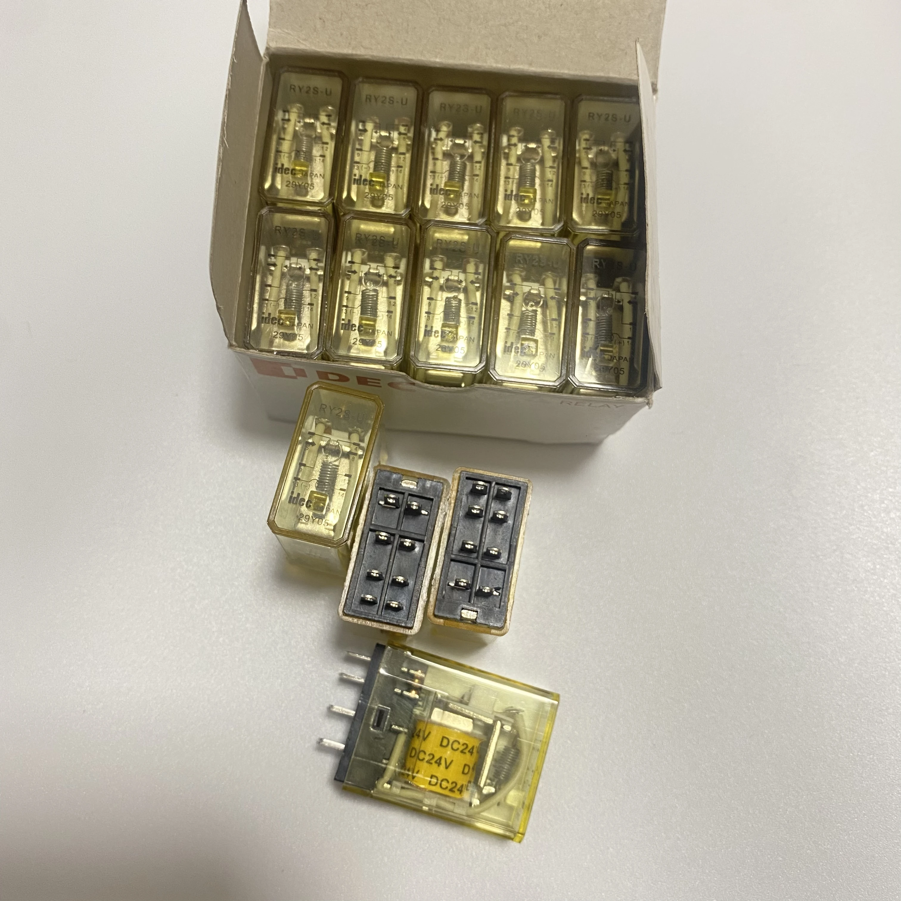 Pequeno Relé Ry2s-ul Ry2s-u Dc24v Ac220v 12v Miniatura 8-pin Ry2s 10 Pcs